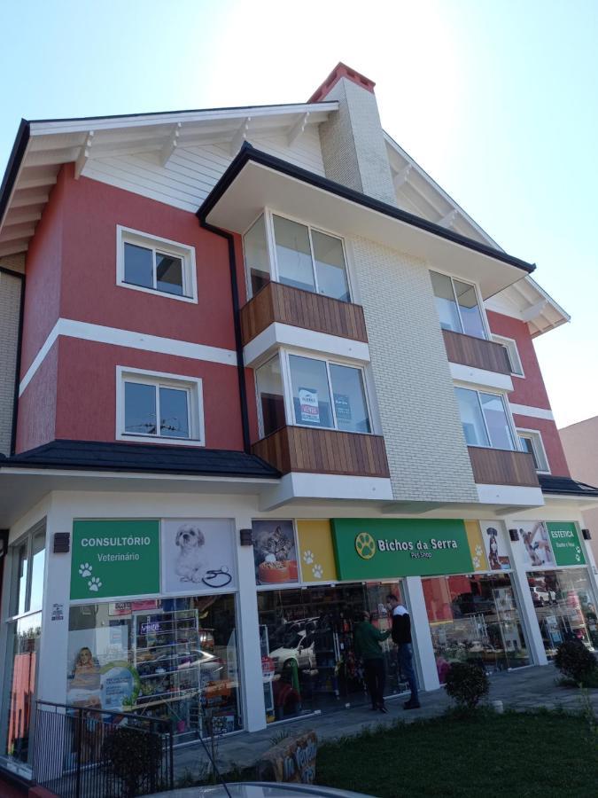 Gramado - Apartamento Aconchegante Com Lareira E Churrasqueira Exterior photo
